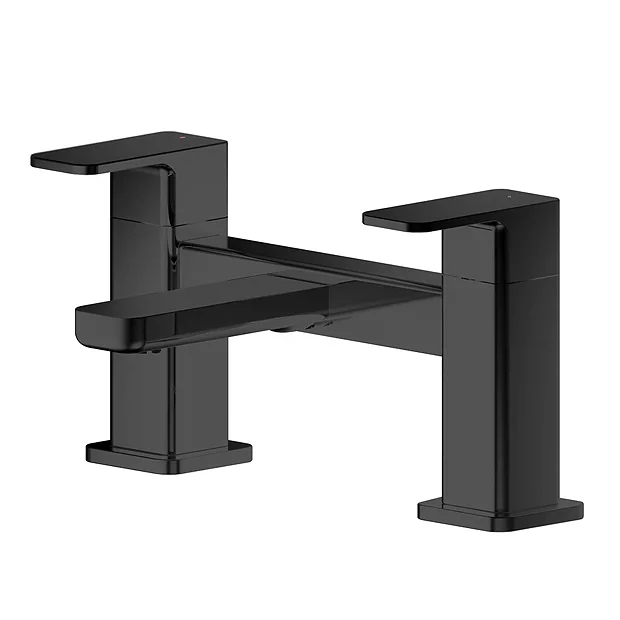 Toreno Square Black Bath Filler 1 Toreno Square Black Bath Filler