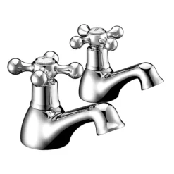 Nuie Viscount Range Bath Taps - Chrome